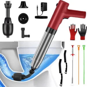 Electric Toilet Plungers For Bathroom Heavy Duty Drain Clog Remover Air Sink
