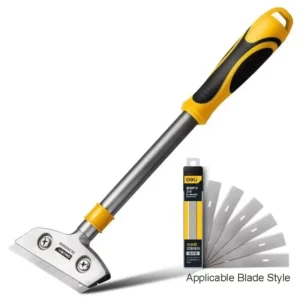 Portable Cleaning Knife Stainless Steel Wallpaper Paint Tiles Flooring Scraper Remover With Blade Household Cleaning Tools