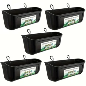 KEMORELA 1/3/5PCS Large Capacity Chicken Feeders and Waterers with Clips for Duck and Chicken - 4.5 Quart Goat Feeder Supplies