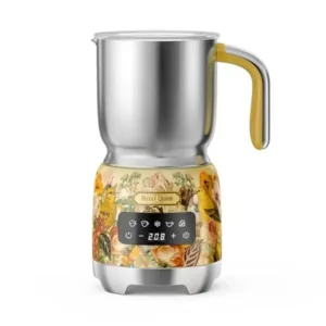 Milk Frother Variable Temp & Thickness Steamer 5 Functions Safe 400ML Hot & Cold Latte Craft Froth Cold Frothing Jug Stainless