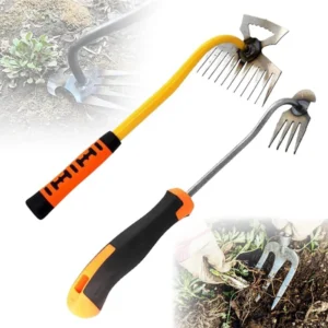4/11teeth Multi-function Weeder Grass Pot Soil Weeding Tool Manganese Steel Manual Excavator Refurbished Garden Land Herb Supply