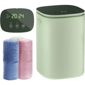 Towel Warmer Bucket, 26L Large Towel Warmers with Auto Keep Warm, Heat Time 20/40/60 Min Adjustable and Delay Time